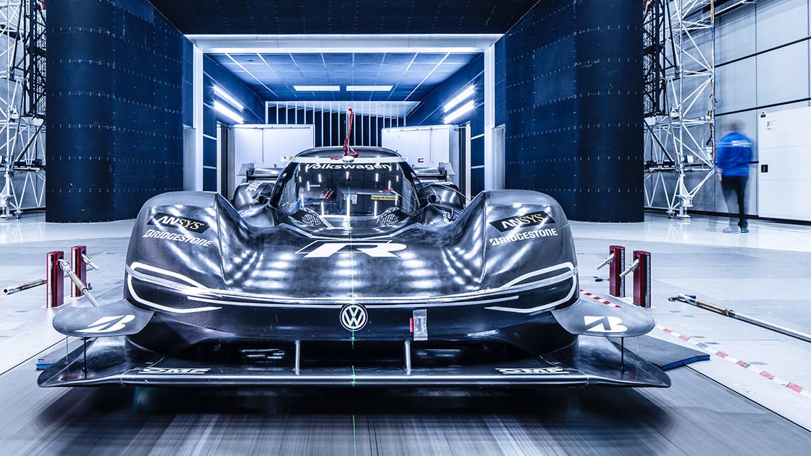 Volkswagen ID.R в аеродинамичния тунел