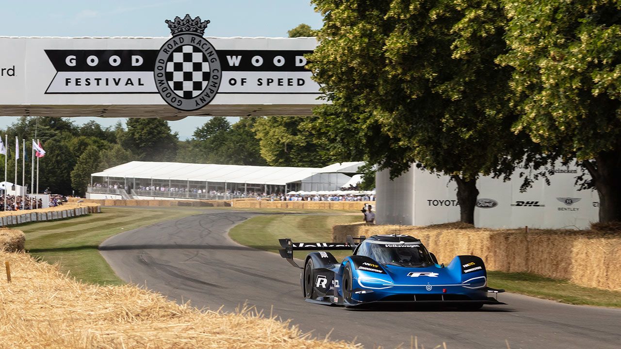 Volkswagen ID.R в Goodwood Festival of Speed