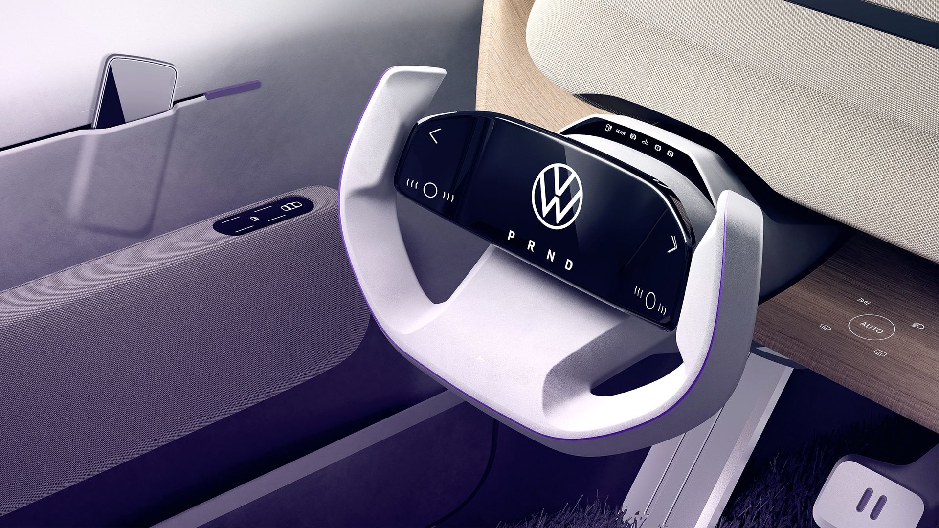 Чувствителният на движение волан на VW ID. LIFE