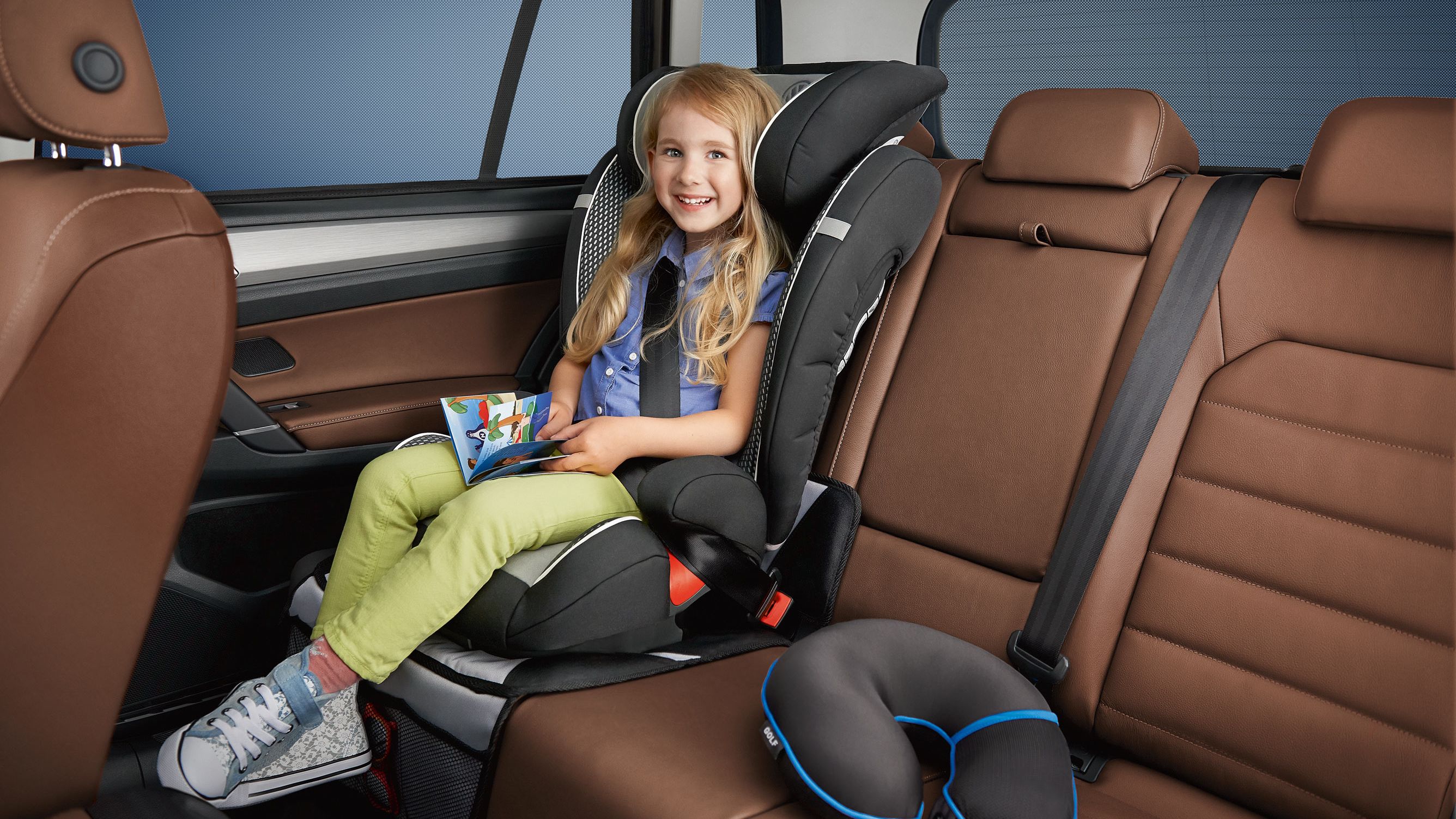 vw volkswagen familienauto isofix kindersitz