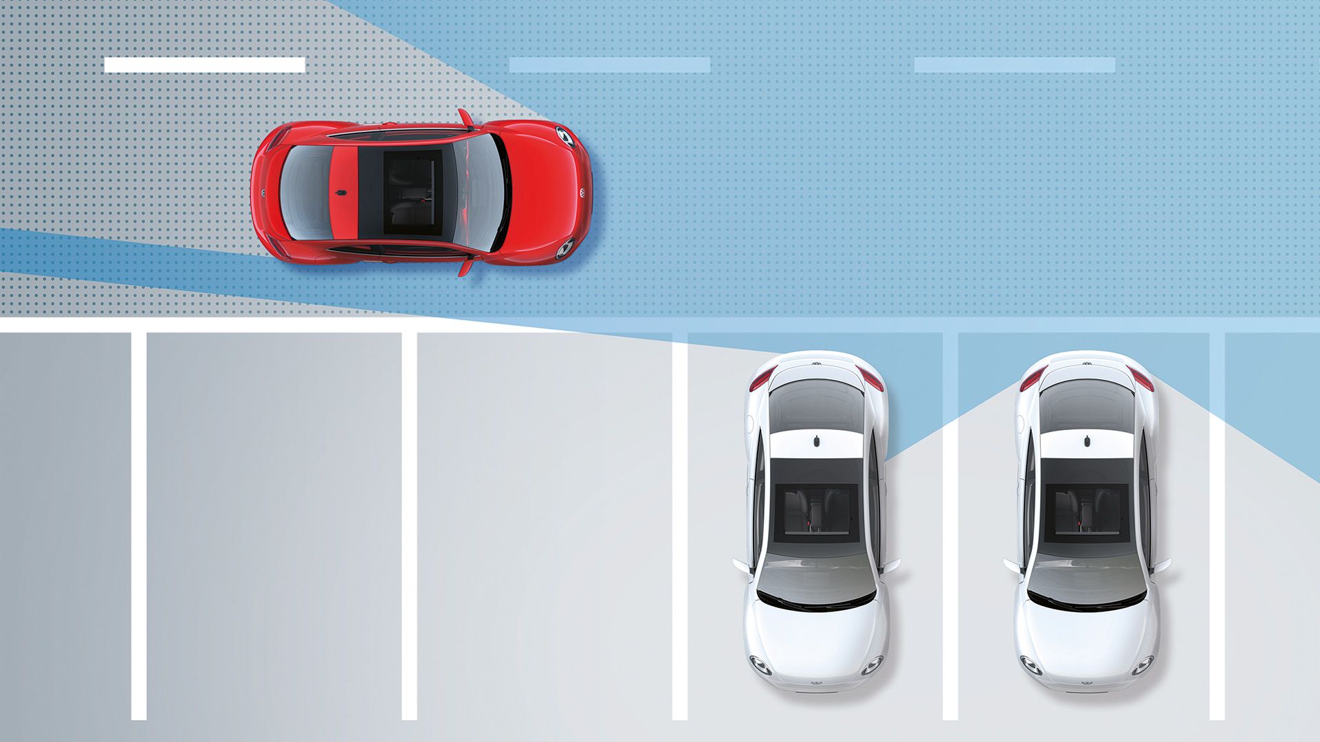 VW Beetle "Мъртва зона"- сензор с асистент за паркиране