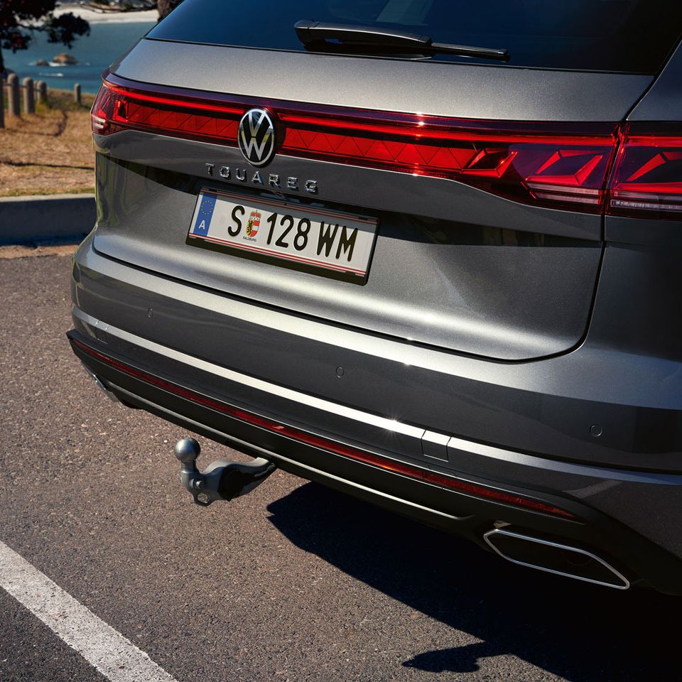 Изглед на допълнително предлагания теглич при VW Touareg Elegance.