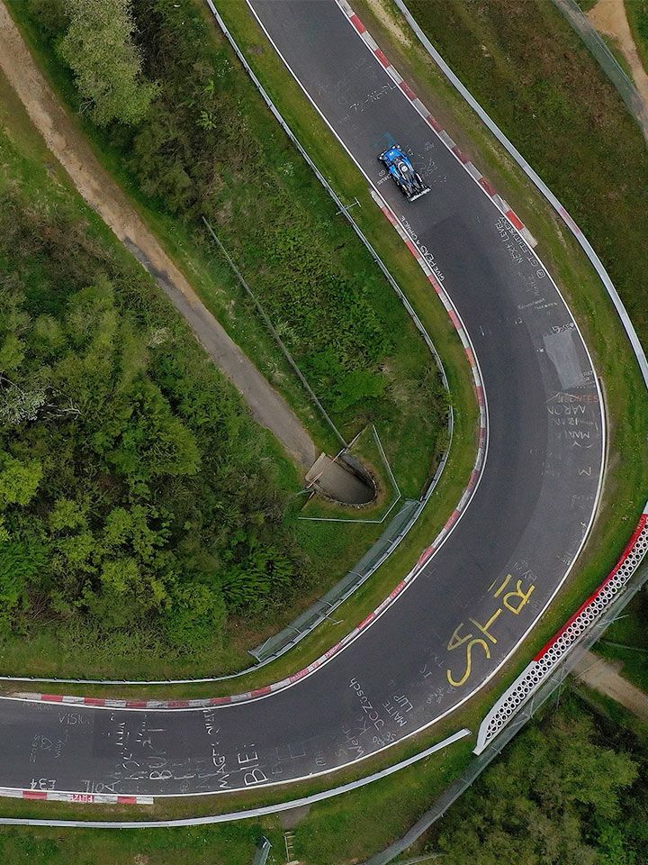 Електрическият рекорд на Volkswagen ID.R на Северната отсечка на пистата Нюрбургринг през 2019 година