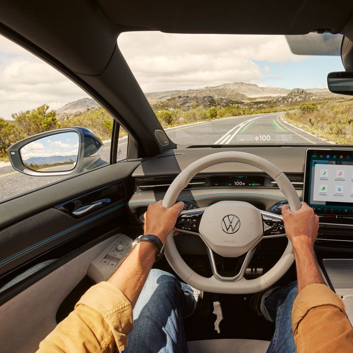 VW ID.7 Head-up-дисплей с добавена реалност