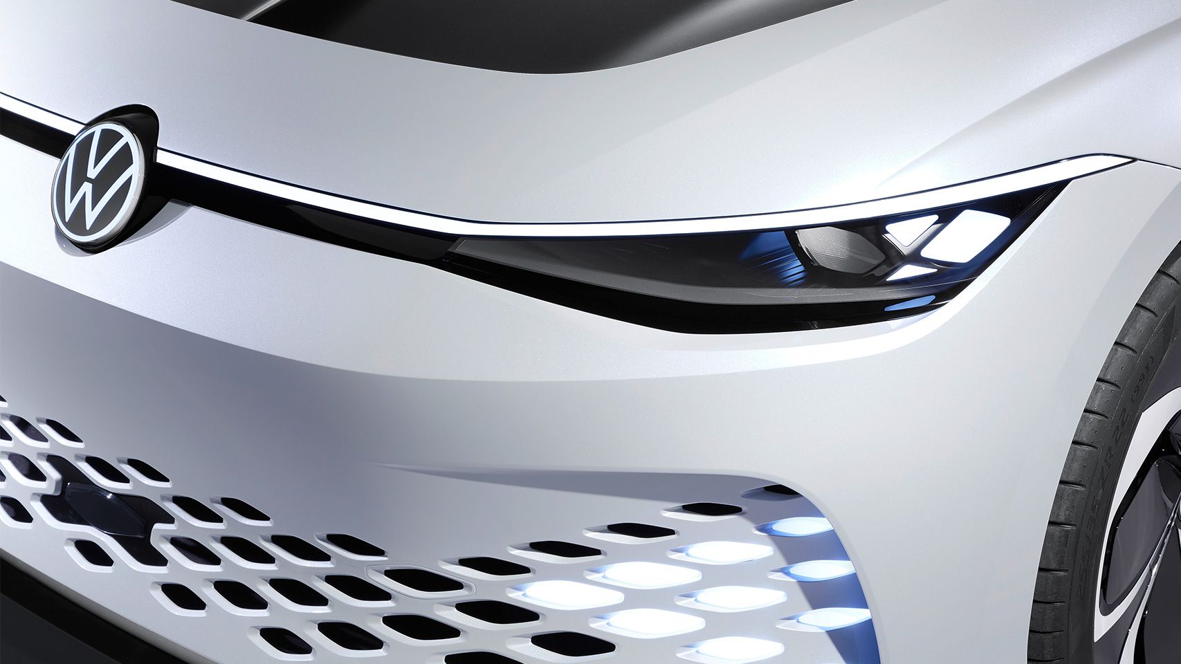 Предната част на Volkswagen ID. SPACE VIZZION