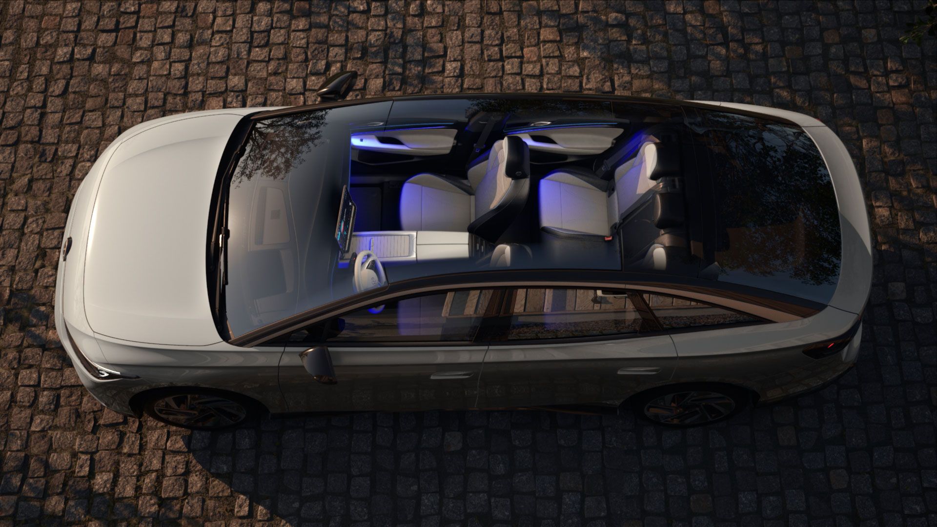 VW ID.7 амбиентно осветление
