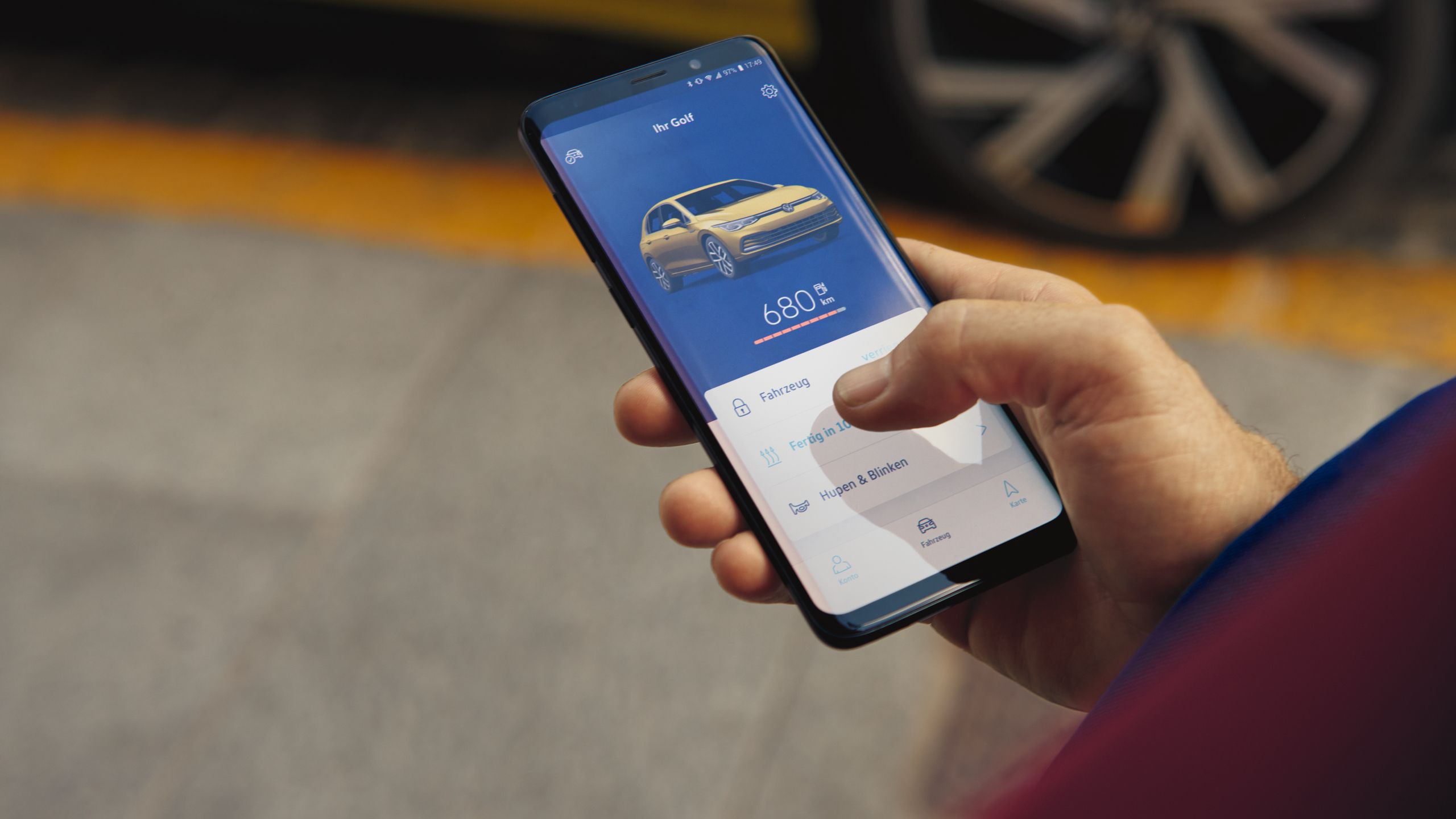 VW актуално състояние на автомобила
