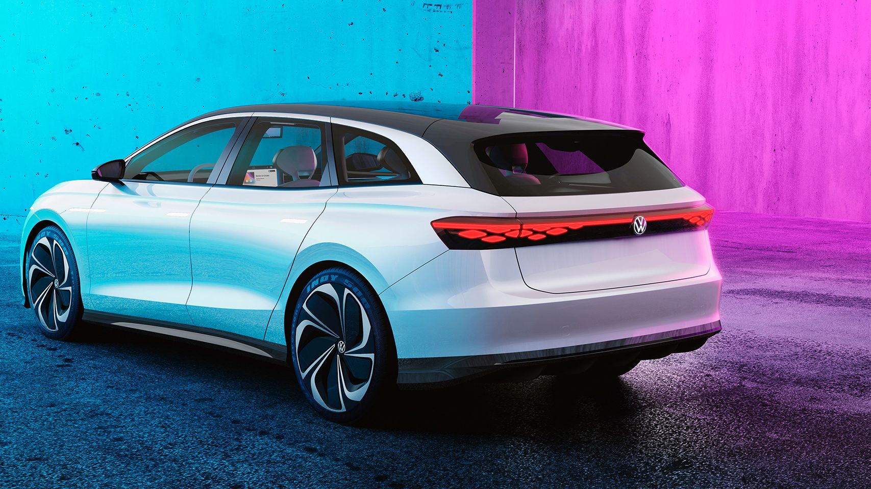 Изглед на Volkswagen ID. SPACE VIZZION отзад