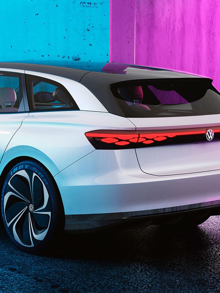 Изглед на Volkswagen ID. SPACE VIZZION отзад