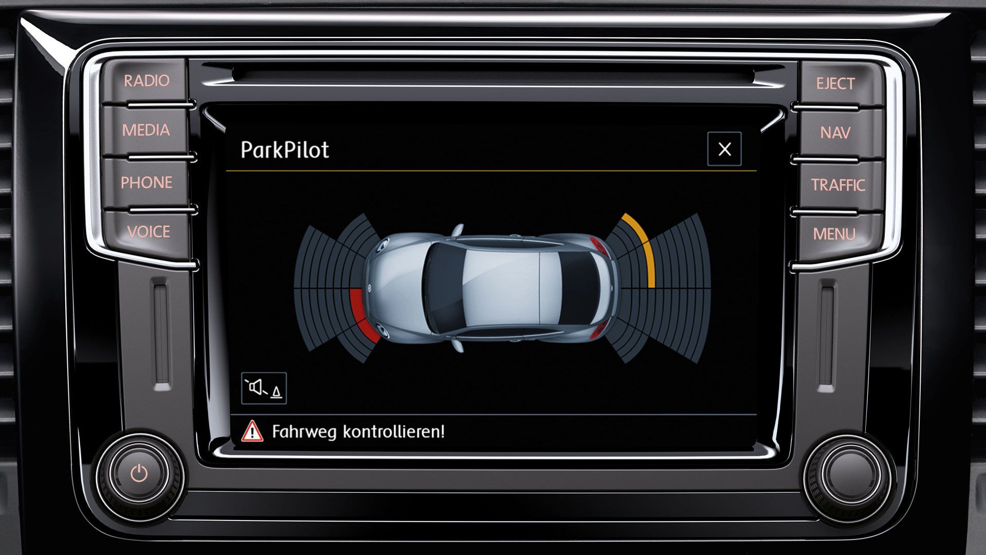 VW Beetle помощ при паркиране "Park Assist"