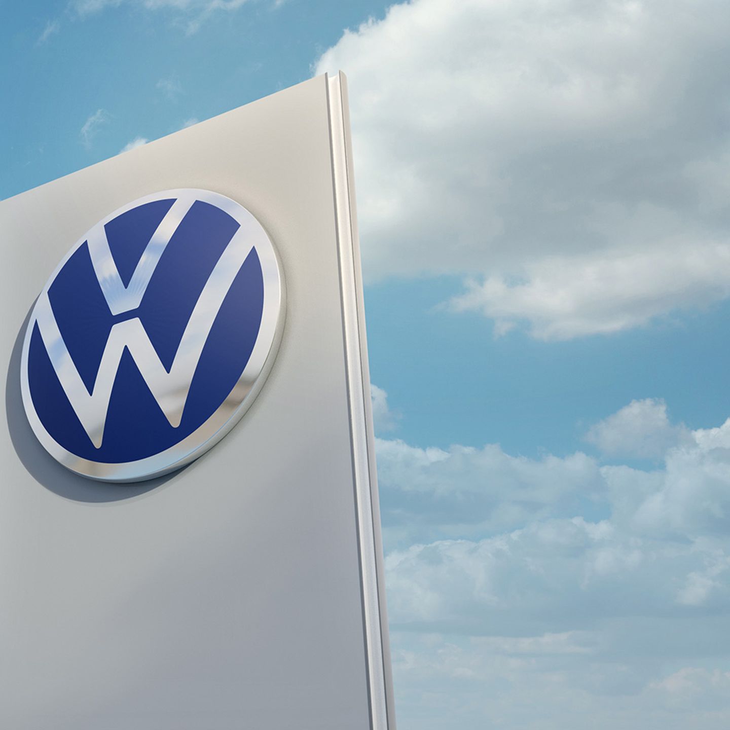 Пилон с Volkswagen лого